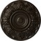 Ekena Millwork Whitman Ceiling Medallion (For Canopies up to 3 3/4"), Hand-Painted Stone Hearth, 13"OD x 1 3/8"P CM13WHSHF - alternate 1